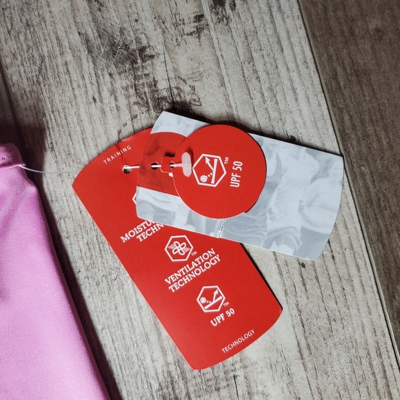 nwt bcg training tech mesh back tank top girls size xl 16 upf 50 cyclamen - Picture 5 of 13